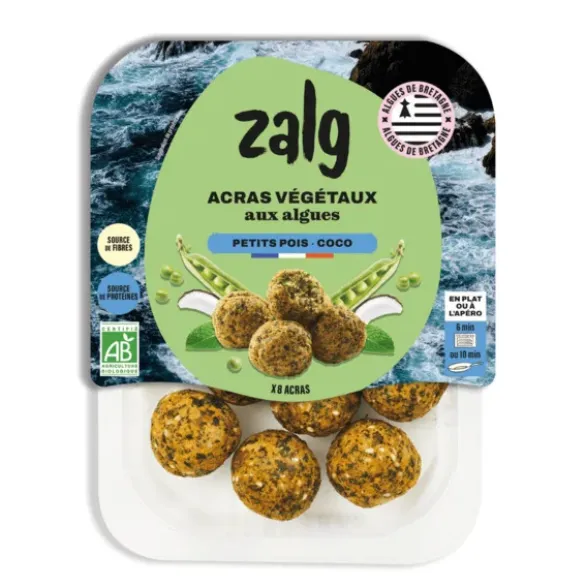 Accras végétaux algues petit pois coco 140g