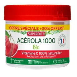 Acérola1000 bio comprimé (60+12) 194.4g