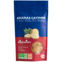 Ananas rondelles séché 100g