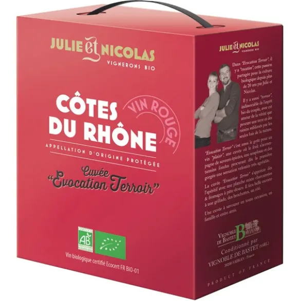 AOP Côtes-du-Rhône rouge Evocation 3L