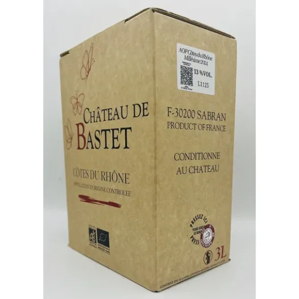 AOP Côtes-du-Rhône rouge Nelly 3L