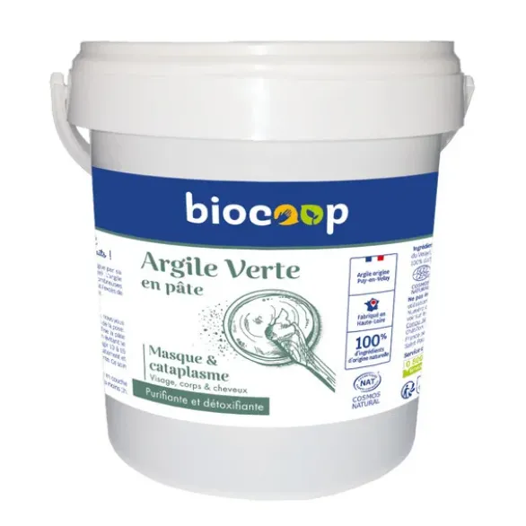 Argile verte pâte 1kg