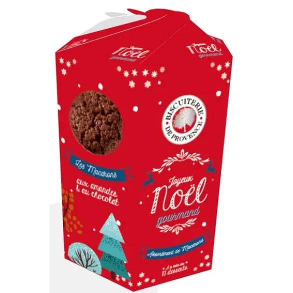 Assort macarons amandes chocolat 260g