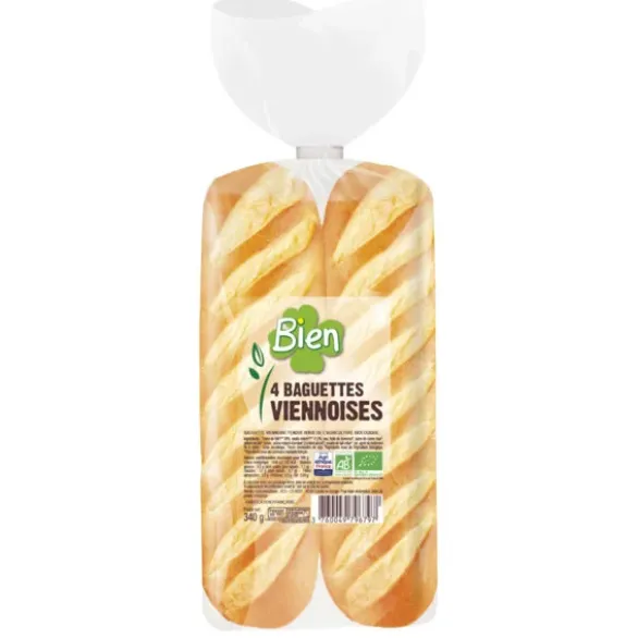 Baguette viennoise nature (4) 340g