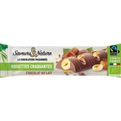 Barre chocolat au lait noisette 30g