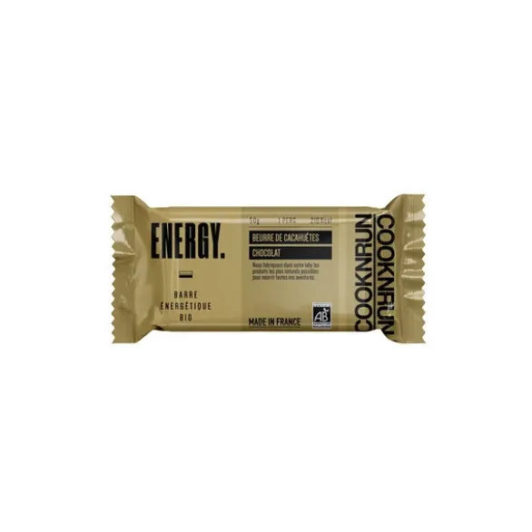Barre Energy beurre cacahuètes chocolat 50g