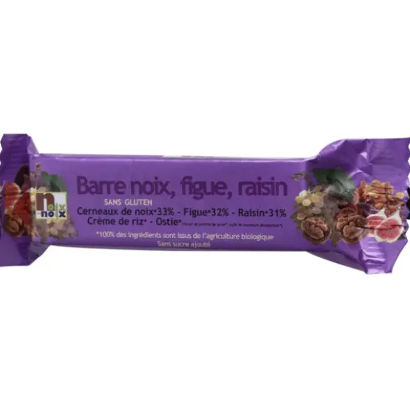 Barre noix figue raisin 35g