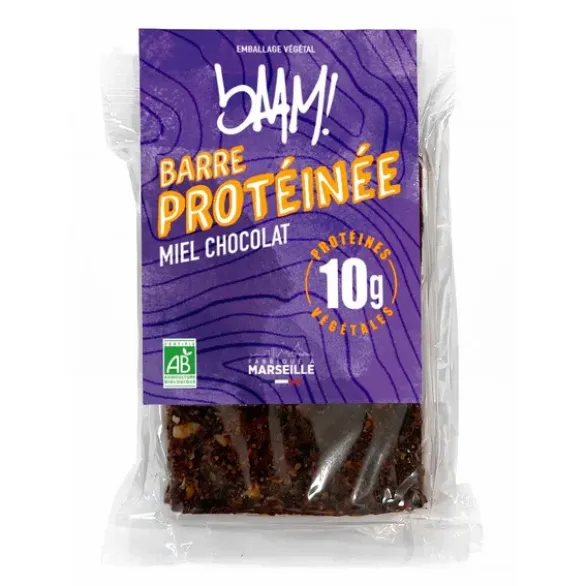 Barre protéinée miel chocolat 40g