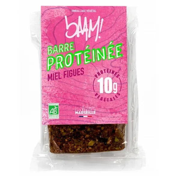 Barre protéinée miel figue 40g