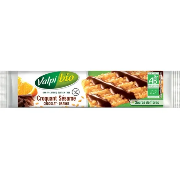 Barre sésame chocolat orange 33g