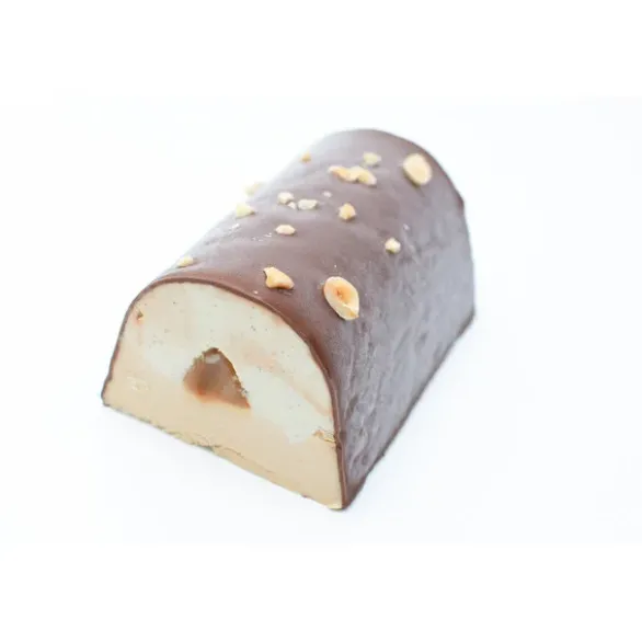 Bûche vanille caramel cacahuète 600g