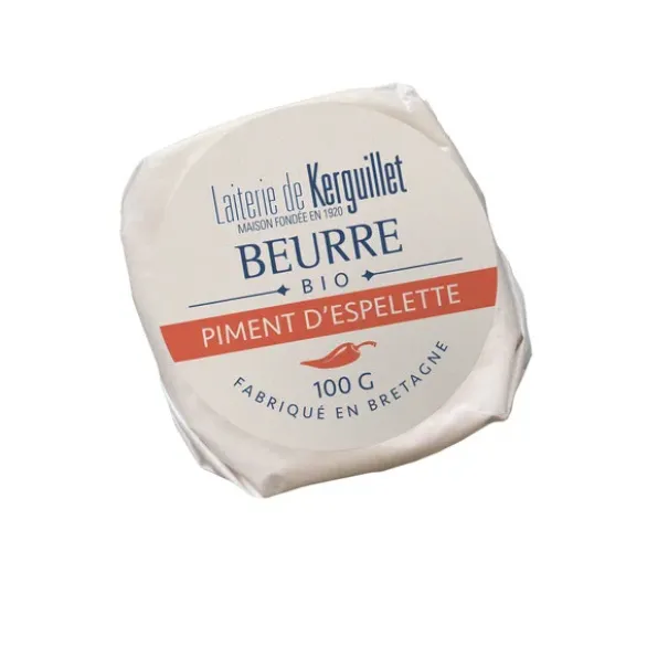 Beurre de baratte au piment d'Espelette 100g