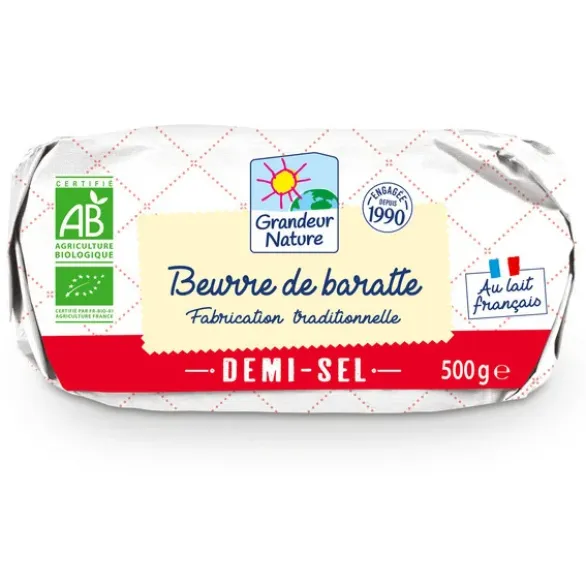 Beurre de baratte demi-sel Guérande 500g