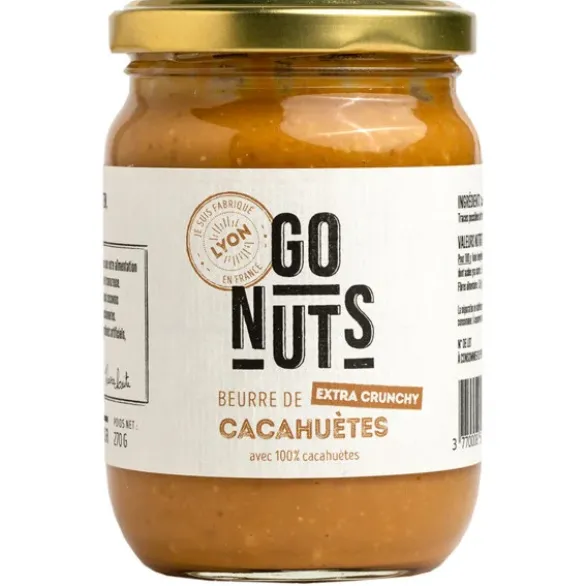 Beurre de cacahuètes crunchy 270g