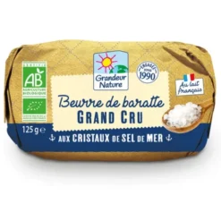 Beurre grand cru cristaux de sel 125g