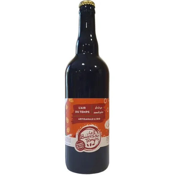 Bière ambrée L'Air du Temps 5,5° 75cl