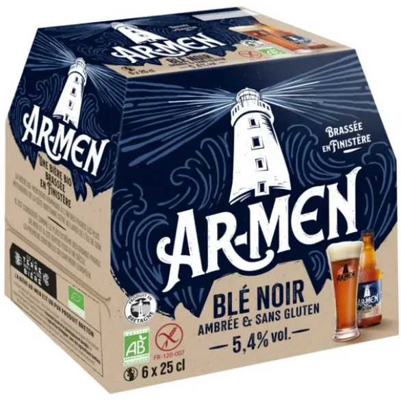 Bière ambrée sans gluten 5.4° 25cl (6) pack