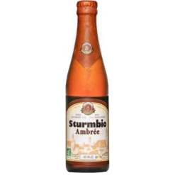 Bière ambrée Sturmbio 5.1° 33cl