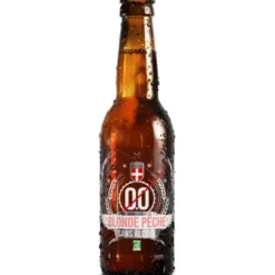 Bière blonde pêche sans alcool 0° 33cl