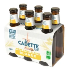 Bière blonde sans alcool 25cl (6) pack