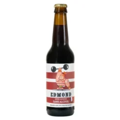 Bière Edmond ambrée sans alcool 0,4° 33cl