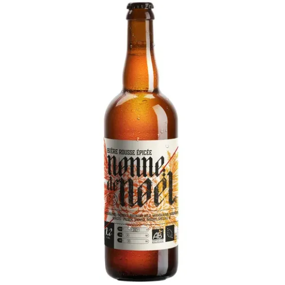 Bière rousse épicée Noël7.2° 75cl