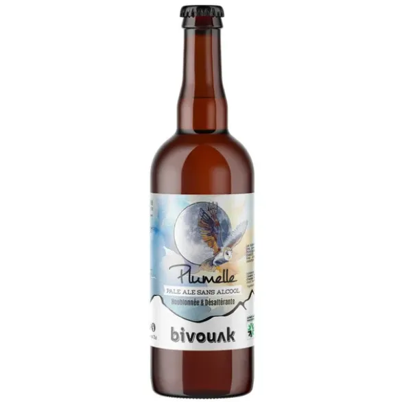 Bière sans alcool Plumelle 0,45° 75cl