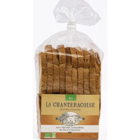 Biscotte aux farines complètes de blé & épeautre 280g