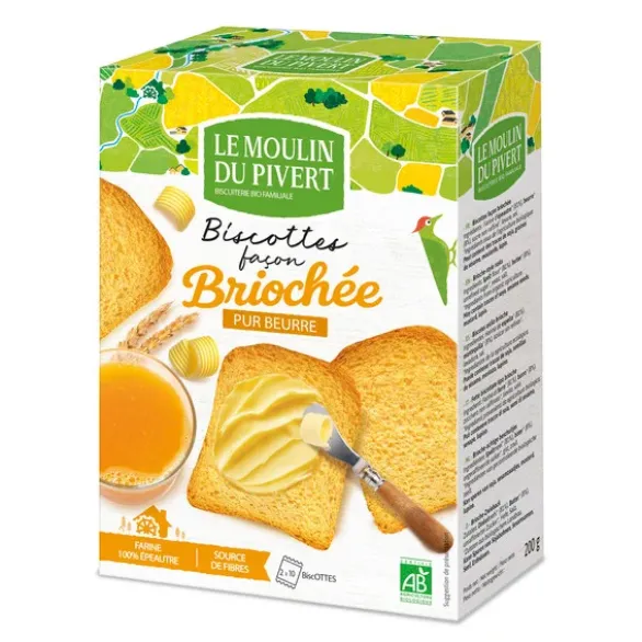 Biscotte façon briochée 200g