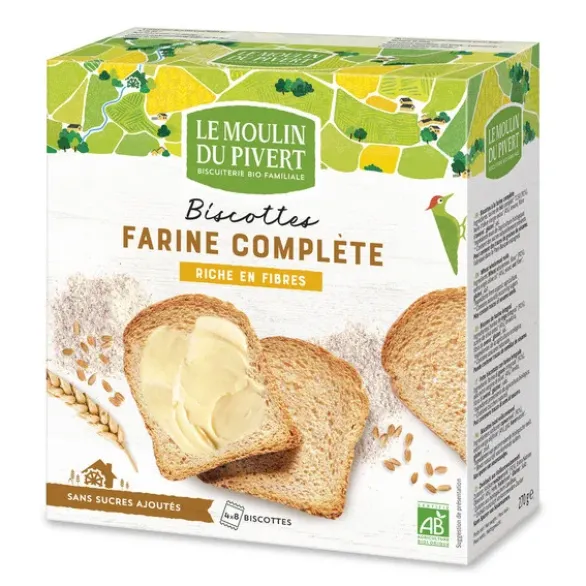 Biscottes complètes 270g