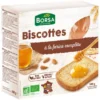 Biscottes à la farine complète 300g