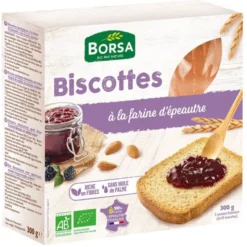 Biscottes à la farine d'épeautre 300g