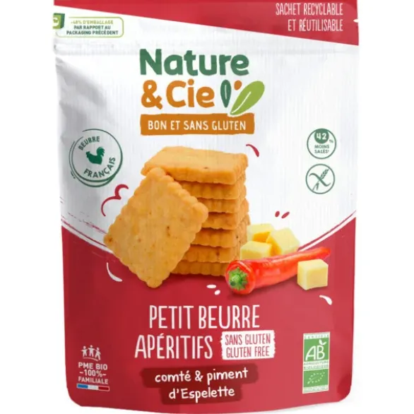 Biscuit apéritif petit beurre comté piment Espelette 80g