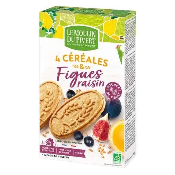 Biscuit figue raisin graine 190g