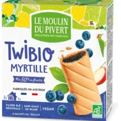 Biscuit fourré myrtille Twibio 150g