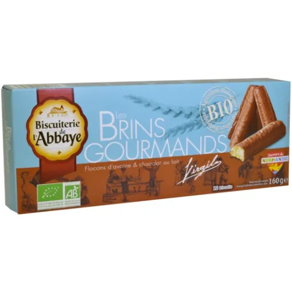 Biscuit nappé bâtonnet chocolat lait 160g