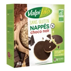 Biscuit nappé chocolat noir 192g