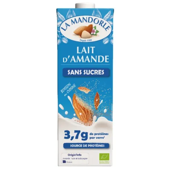 Boisson amande sans sucre 1L