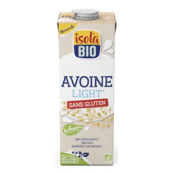 Boisson avoine light sans gluten 1L