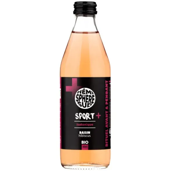 Boisson isotonique Sport + raisin hibiscus 33cl