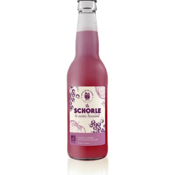 Boisson pétillante pomme cassis 33cl