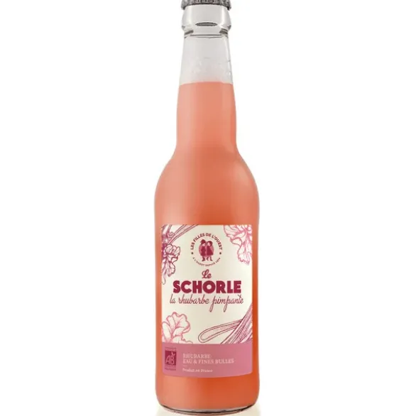 Boisson pétillante rhubarbe 33cl