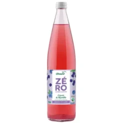 Boisson pétillante Zéro Sucres Ajoutés cassis myrtille 75cl