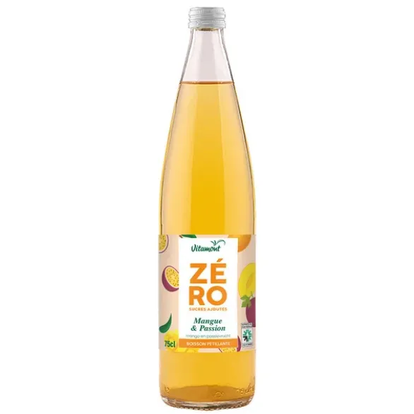 Boisson pétillante Zéro Sucres Ajoutés mangue passion 75cl