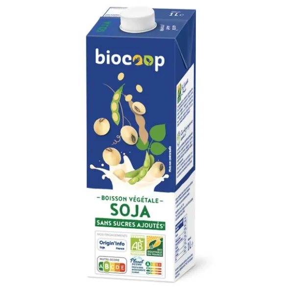 Boisson soja sans sucre 1L