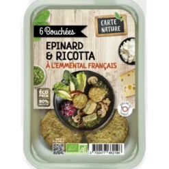 Bouchées riz épinard ricotta (6) 180g