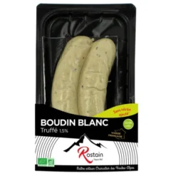 Boudin blanc truffes 2% (2) 200g