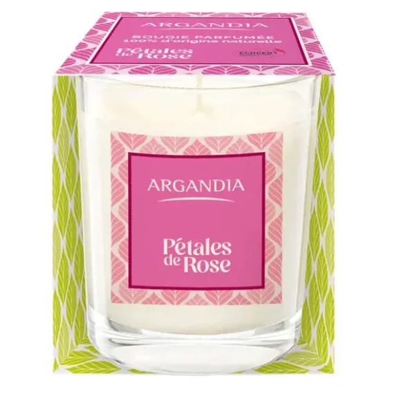 Bougie pétales de rose 75g