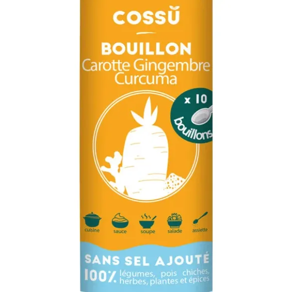 Bouillon carotte gingembre curcuma 40g