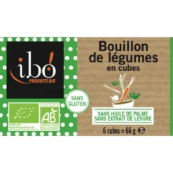 Bouillon de légumes sans gluten en cube 66g